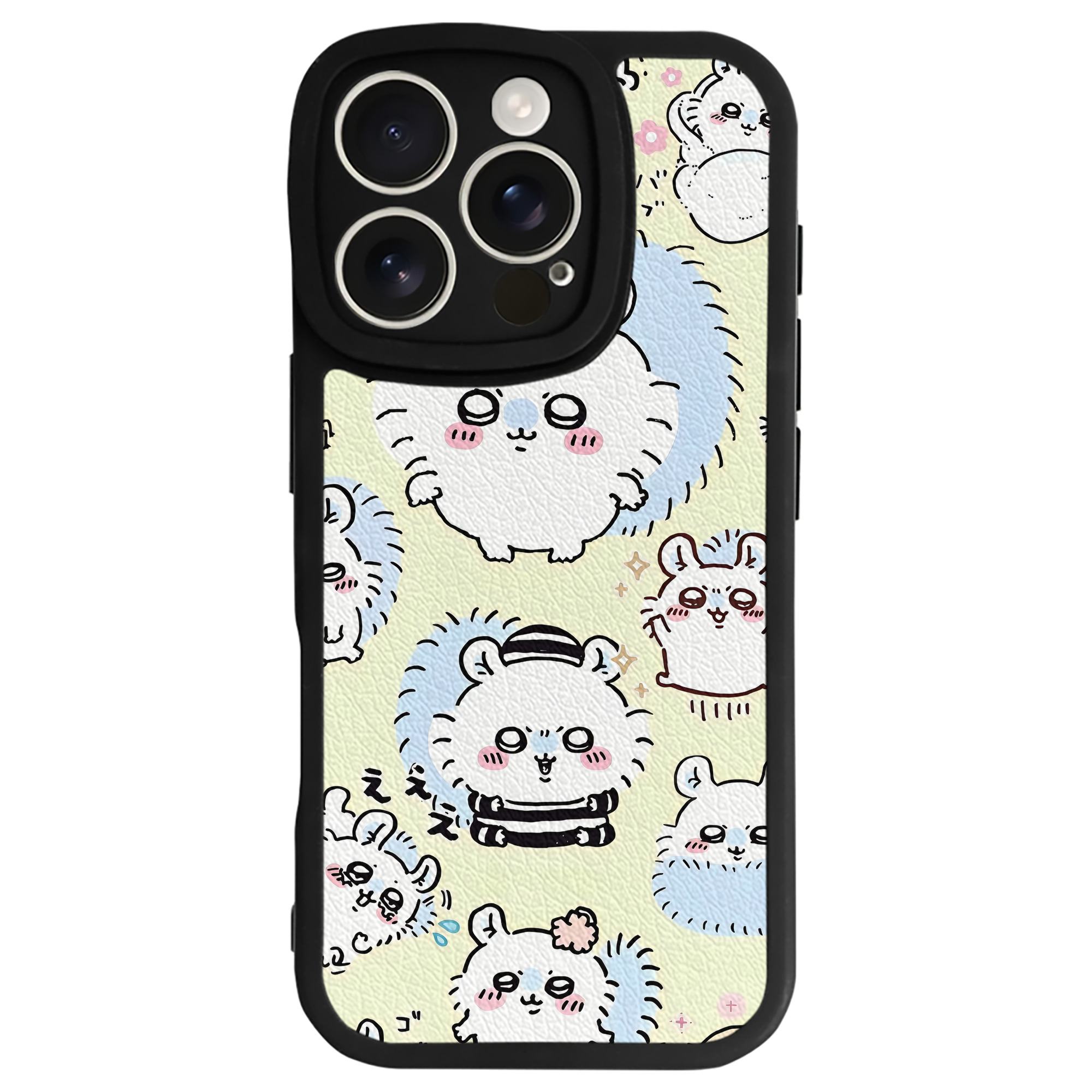 （画像用） ちいかわ Chii-kawa 【iPhone 16シリーズ対応】シリコンスマホケース（レザー調） 材質：シリコン